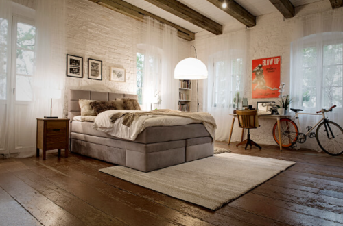 Łóżko Preppy, kontynentalne (z pojemnikiem lub bez pojemnika) - Hilding 