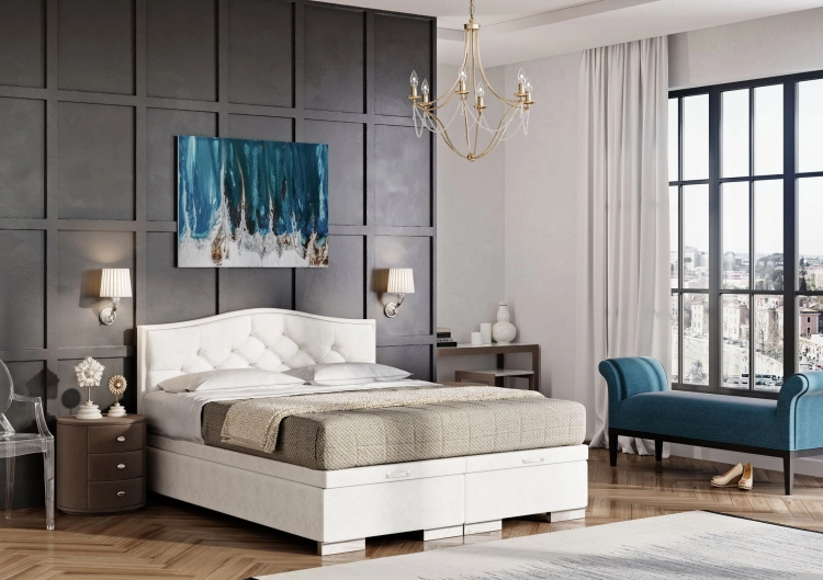Łóżko kontynentalne Beauty - New Design w salonie Świat Sypialni Piaseczno