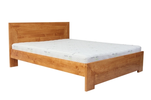 Łóżko LUND / LUND PLUS drewniane OLCHA lub DĄB - Ekodom 