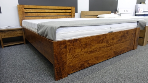 Łóżko BERGEN / BERGEN PLUS drewniane OLCHA lub DĄB - Ekodom 