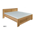 Łóżko drewniane bez pojemnika LK 212 -  Dębowe / Drewmax  - Zdjęcie 2