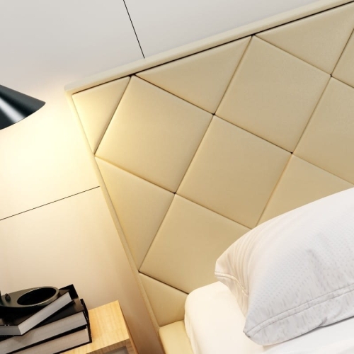 Łóżko tapicerowane Quaddro Caro - New Design w salonie Świat Sypialni Piaseczno
