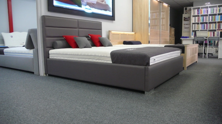 Łóżko tapicerowane Quaddro Double - New Design w Świat Sypialni Piaseczno