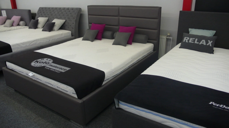 Łóżko tapicerowane Quaddro Double - New Design w Świat Sypialni Piaseczno