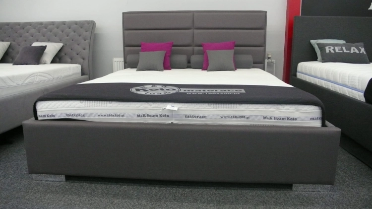 Łóżko tapicerowane Quaddro Double - New Design w Świat Sypialni Piaseczno