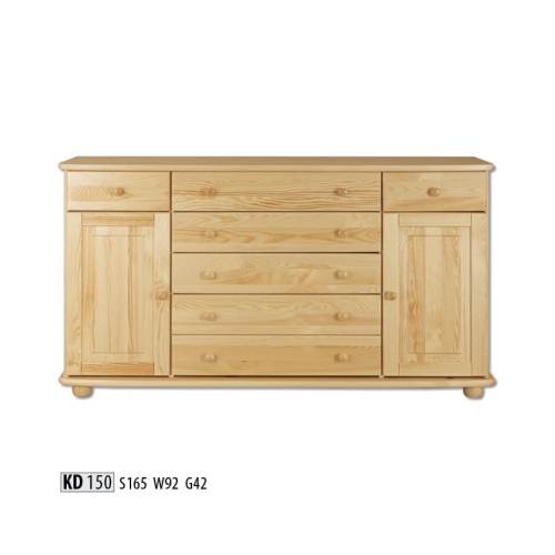 Komoda KD 150 sosnowa Drewmax