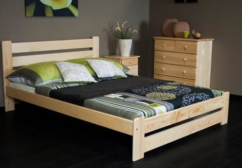Łóżko sosnowe LK 118 - Drewmax 