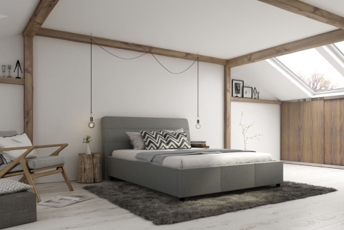 Łóżko tapicerowane SIENA - Firma Relaks - FEY 