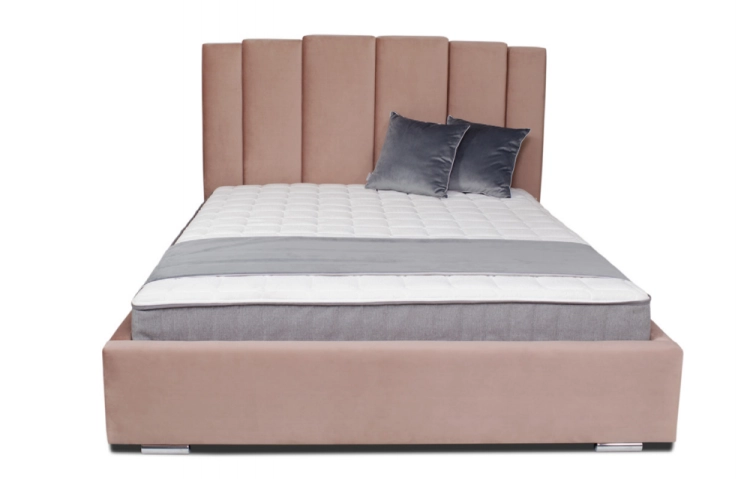 Łóżko ENZO  tapicerowane / ramowe - Bed Design w Świat Sypialni Piaseczno