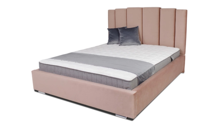 Łóżko ENZO  tapicerowane / ramowe - Bed Design w Świat Sypialni Piaseczno