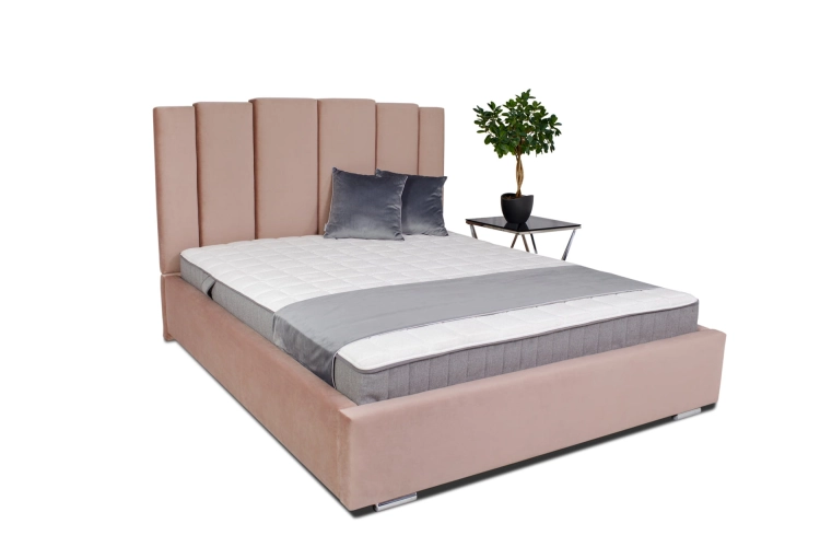 Łóżko ENZO  tapicerowane / ramowe - Bed Design w Świat Sypialni Piaseczno