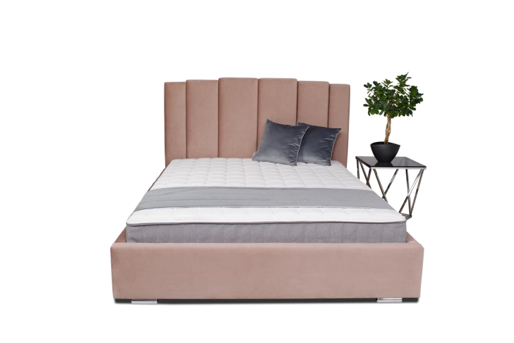Łóżko ENZO  tapicerowane / ramowe - Bed Design w Świat Sypialni Piaseczno
