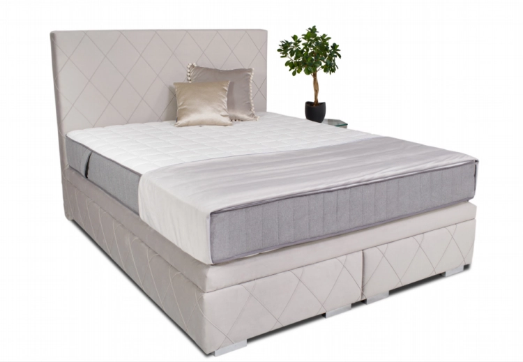 Łóżko Alessio kontynentalne z dużym pojemnikiem na pościel Bed Design w Świat Sypialni Piaseczno Przeszycia Caro rozmiar 140/200 ; 160/200 ; 180/200 ; 200/200 ; 140x200 ; 160x200 ; 180x200 ; 200x200