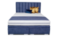Łóżko Oliviero  - Bed Design, kontynent na nogach z pojemnikiem na pościel. Do zamówienia wielkość 120/200, 140/200, 160/200, 180/200 lub 200/200cm