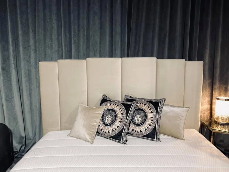 Łóżko ENZO  tapicerowane / ramowe - Bed Design w Świat Sypialni Piaseczno
