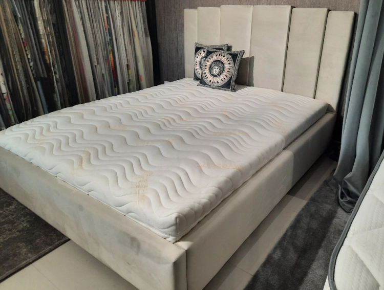 Łóżko ENZO  tapicerowane / ramowe - Bed Design w Świat Sypialni Piaseczno