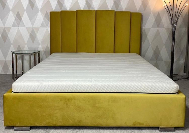 Łóżko ENZO  tapicerowane / ramowe - Bed Design w Świat Sypialni Piaseczno