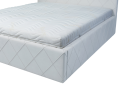 Łóżko ALESSIO TAPICEROWANE / ramowe (z pojemnikiem lub bez pojemnika) - Bed Design w Świat Sypialni Piaseczno