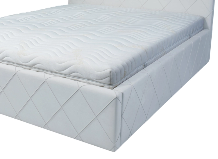 Łóżko ALESSIO TAPICEROWANE / ramowe (z pojemnikiem lub bez pojemnika) - Bed Design w Świat Sypialni Piaseczno
