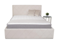 Łóżko ALESSIO TAPICEROWANE / ramowe (z pojemnikiem lub bez pojemnika) - Bed Design w Świat Sypialni Piaseczno