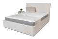 Łóżko ALESSIO TAPICEROWANE / ramowe (z pojemnikiem lub bez pojemnika) - Bed Design w Świat Sypialni Piaseczno