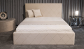 Łóżko ALESSIO TAPICEROWANE / ramowe (z pojemnikiem lub bez pojemnika) - Bed Design w Świat Sypialni Piaseczno