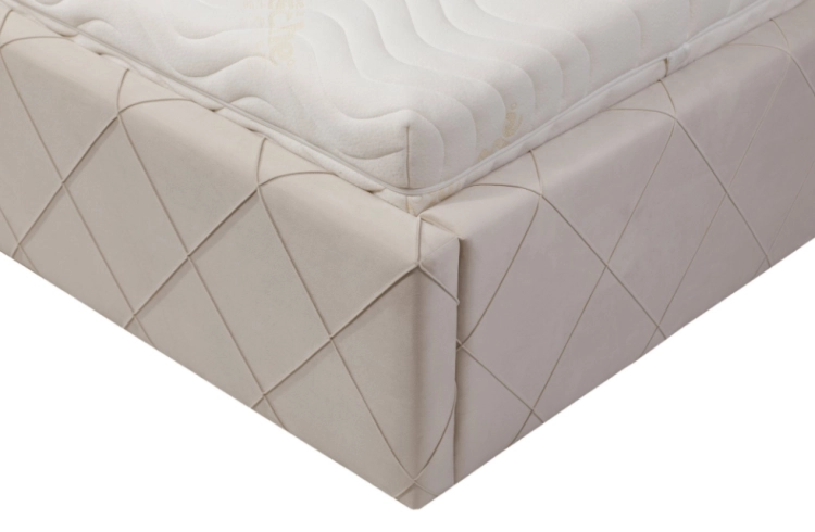 Łóżko ALESSIO TAPICEROWANE / ramowe (z pojemnikiem lub bez pojemnika) - Bed Design w Świat Sypialni Piaseczno