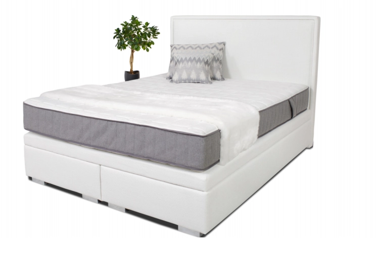 Łóżko IVO Kontynentalne (z pojemnikiem lub bez pojemnika) - Bed Design w Świat Sypialni Piaseczno