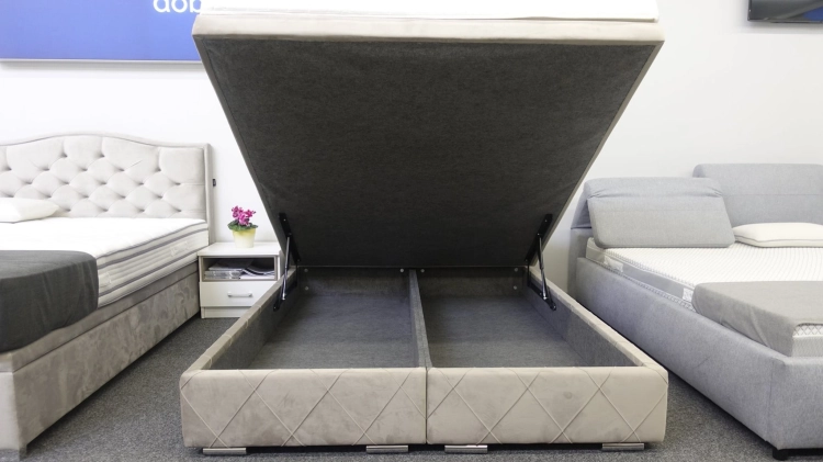 Łóżko Alessio kontynentalne z dużym pojemnikiem na pościel Bed Design w Świat Sypialni Piaseczno Przeszycia Caro rozmiar 140/200 ; 160/200 ; 180/200 ; 200/200 ; 140x200 ; 160x200 ; 180x200 ; 200x200