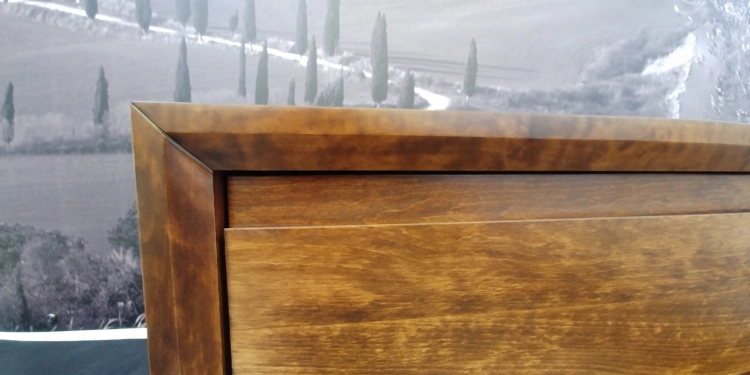 Komoda 4/4 drewniana, szerokość 120cm, OLCHA lub DĄB - Ekodom w Świat Sypialni Piaseczno ulica Puławska 48