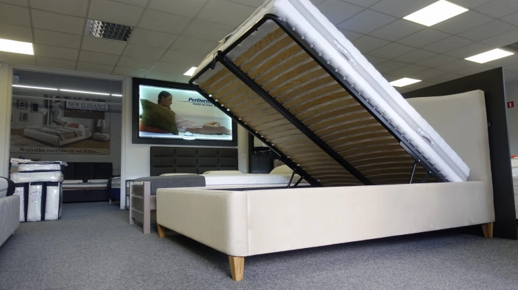 Łóżko tapicerowane Livio - New Design w salonie Świat Sypialni Piaseczno