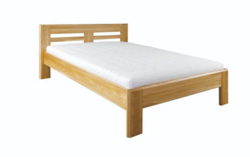 Łóżko drewniane dębowe LK 211 / LK 260  / Drewmax 
