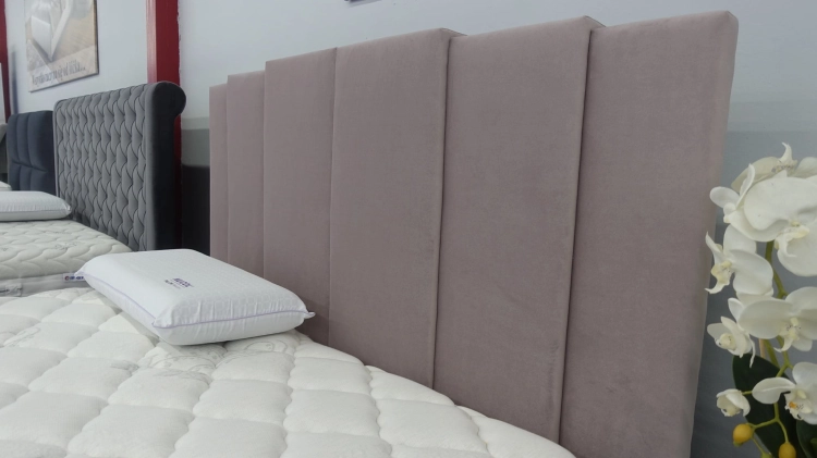 Łóżko ENZO  kontynentalne (z pojemnikiem lub bez pojemnika) - Bed Design w Świat Sypialni Piaseczno