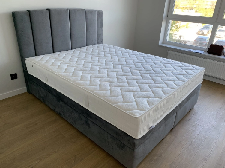 Łóżko ENZO  kontynentalne (z pojemnikiem lub bez pojemnika) - Bed Design w Świat Sypialni Piaseczno