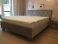 Łóżko Premium 22, zagłówek Caro, romby na zagłówku New Elegance w Świat Sypialni Piaseczno