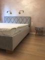 Łóżko Premium 22, zagłówek Caro, romby na zagłówku New Elegance w Świat Sypialni Piaseczno