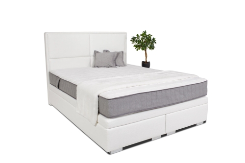 Łóżko LEONE Kontynentalne (z pojemnikiem lub bez pojemnika) - Bed Design  