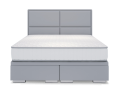 Łóżko LEONE Kontynentalne (z pojemnikiem lub bez pojemnika) - Bed Design   - Zdjęcie 3