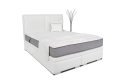 Łóżko SISTO Kontynentalne (z pojemnikiem lub bez pojemnika) - Bed Design  - Zdjęcie 3