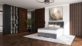 Łóżko SISTO Kontynentalne (z pojemnikiem lub bez pojemnika) - Bed Design  - Zdjęcie 7