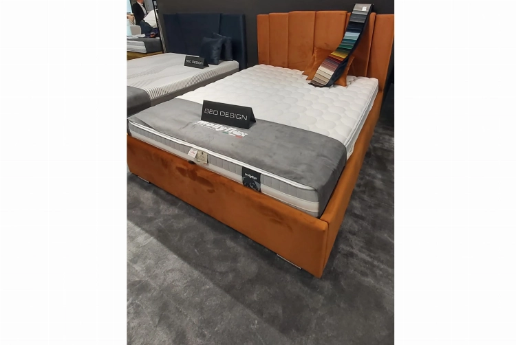 Łóżko ENZO  tapicerowane / ramowe - Bed Design w Świat Sypialni Piaseczno