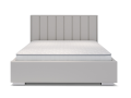Łóżko z wysokim zagłówkiem w pionowe pasy / wertykalnym Oliviero z pojemnikiem na pościel Bed Design w Świat Sypialni Piaseczno  rozmiar 140/200 ; 160/200 ; 180/200 ; 200/200 ; 140x200 ; 160x200 ; 180x200 ; 200x200