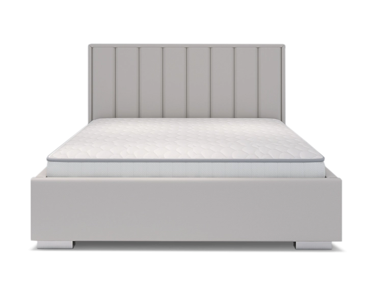 Łóżko z wysokim zagłówkiem w pionowe pasy / wertykalnym Oliviero z pojemnikiem na pościel Bed Design w Świat Sypialni Piaseczno  rozmiar 140/200 ; 160/200 ; 180/200 ; 200/200 ; 140x200 ; 160x200 ; 180x200 ; 200x200