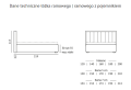 Łóżko OLIVIERO  tapicerowane / ramowe (z pojemnikiem lub bez pojemnika)  - Bed Design  - Zdjęcie 23