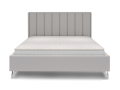 Łóżko OLIVIERO  tapicerowane light  (z pojemnikiem lub bez pojemnika) - Bed Design w Świat Sypialni Piaseczno