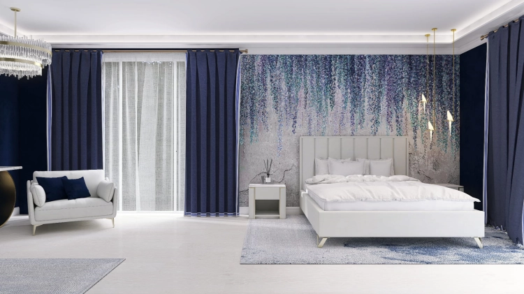 Łóżko OLIVIERO  tapicerowane light  (z pojemnikiem lub bez pojemnika) - Bed Design w Świat Sypialni Piaseczno