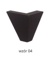 wzór nr. 04, noga metalowa, wysokość 13cm do Łóżek Bed Design, wersja Light