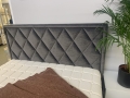 Łóżko Premium 22, zagłówek Caro, romby na zagłówku New Elegance w Świat Sypialni Piaseczno
