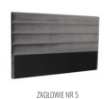 zagłówek 5 do łóżka Oslo Plus  - pojemnik, Łóżko OSLO PLUS z litego drewna olchowego lub dębowego, wezgłowie tapicerowane nr. 5  materiały Fargotex, łóżko z pojemnikiem i stelażem, firma Ekodom, Warszawa, Piaseczno Puławska 48, sypialnie, materace