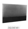 Zagłówek nr. 01 do łózka Oslo Plus  - pojemnik, Łóżko OSLO PLUS z litego drewna olchowego lub dębowego, wezgłowie tapicerowane nr. 5  materiały Fargotex, łóżko z pojemnikiem i stelażem, firma Ekodom, Warszawa, Piaseczno Puławska 48, sypialnie, materace